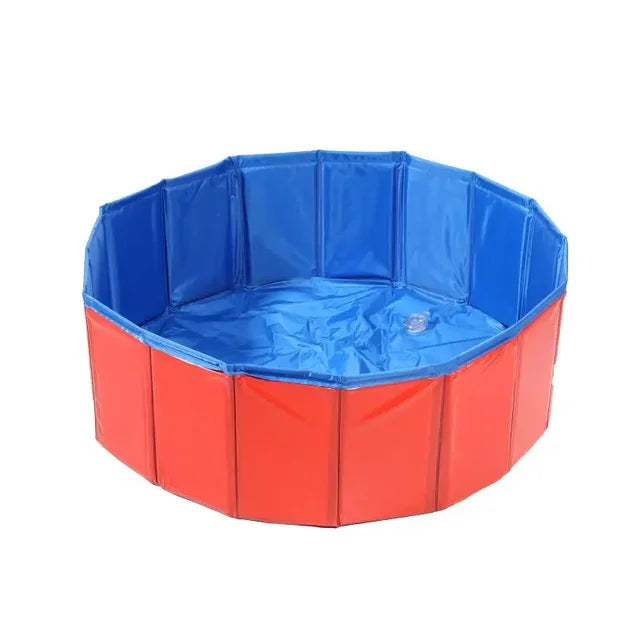 60/80Cm PVC Foldable Dog Pool Pet Bathtub Wash Pool Outdoor Indoor Swimming Tub Summer Cooling Bathing Pool Pet Dog Supplies