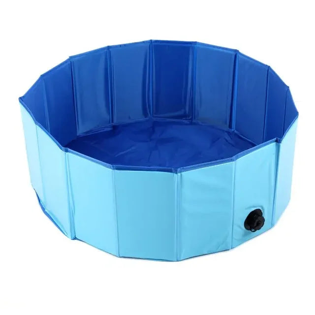 60/80Cm PVC Foldable Dog Pool Pet Bathtub Wash Pool Outdoor Indoor Swimming Tub Summer Cooling Bathing Pool Pet Dog Supplies