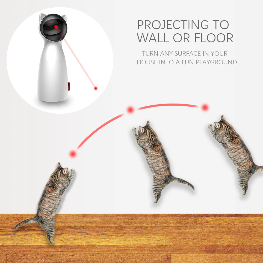 Automatic Cat Toys Interactive Smart Teasing Pet LED Toy